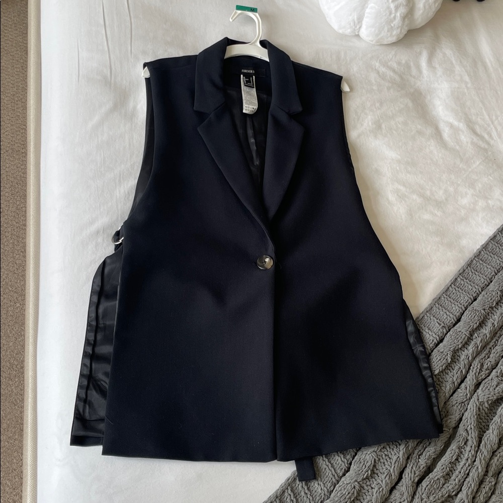 Forever 21 Longline Blazer Vest